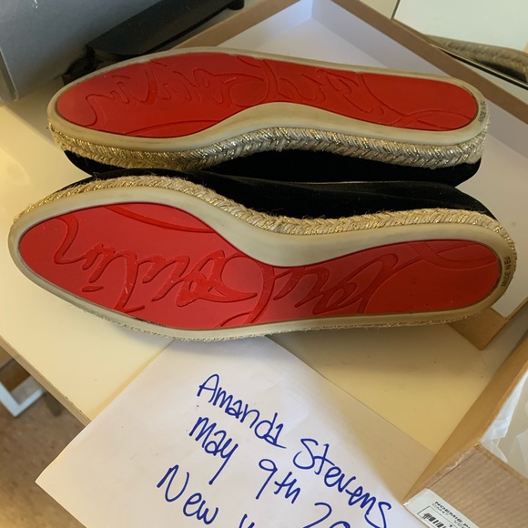 RARE Louboutin flats Noemie Playa Velvet Flat 😍 - Picture 8 of 9